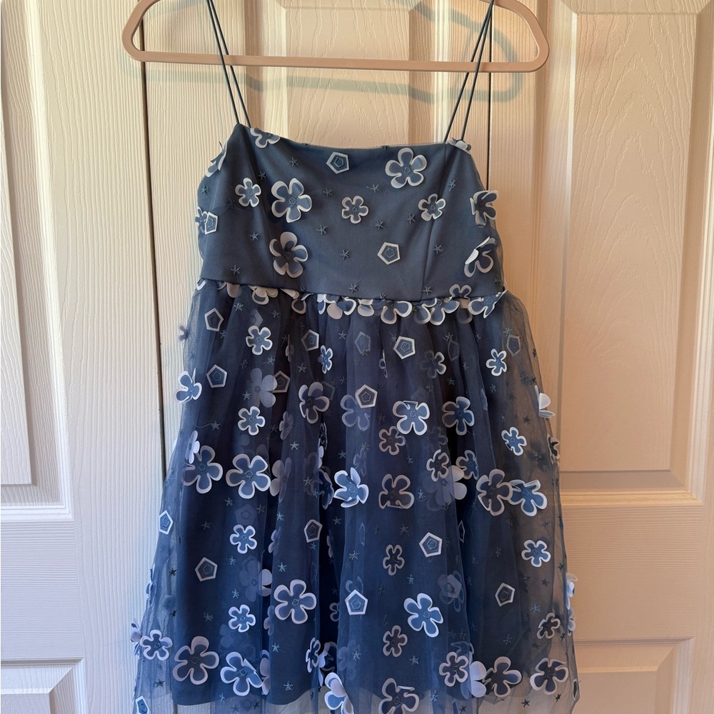 Altar'd State 3D Floral Babydoll Dress